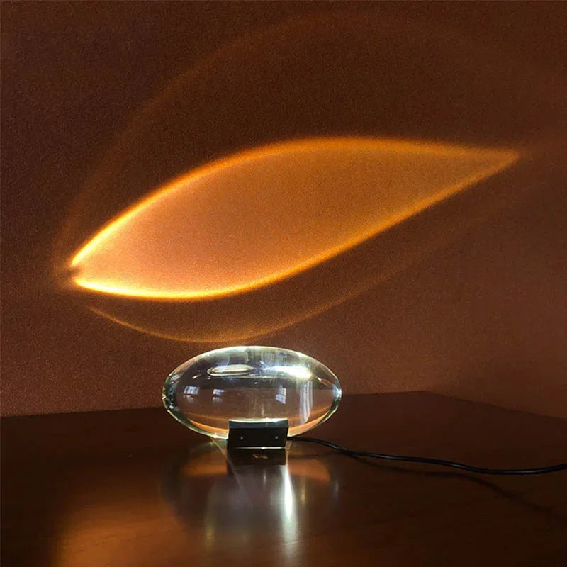Dusk Prism - Crystal Angel Eye Table Lamp