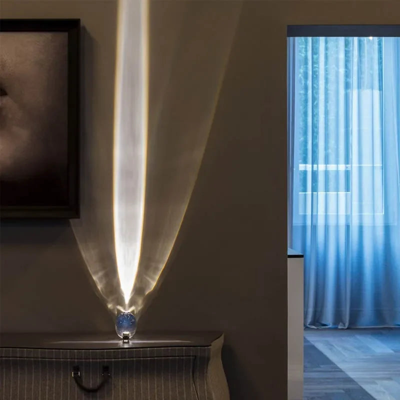 Dusk Prism - Crystal Angel Eye Table Lamp