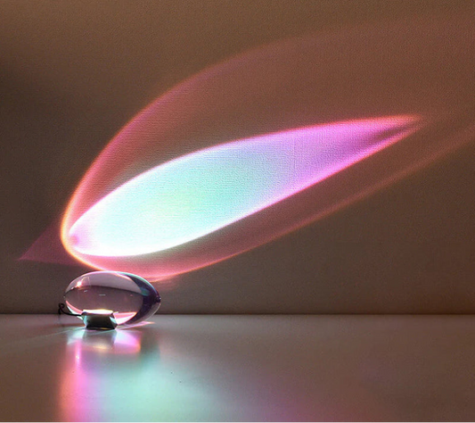 Dusk Prism - Crystal Angel Eye Table Lamp